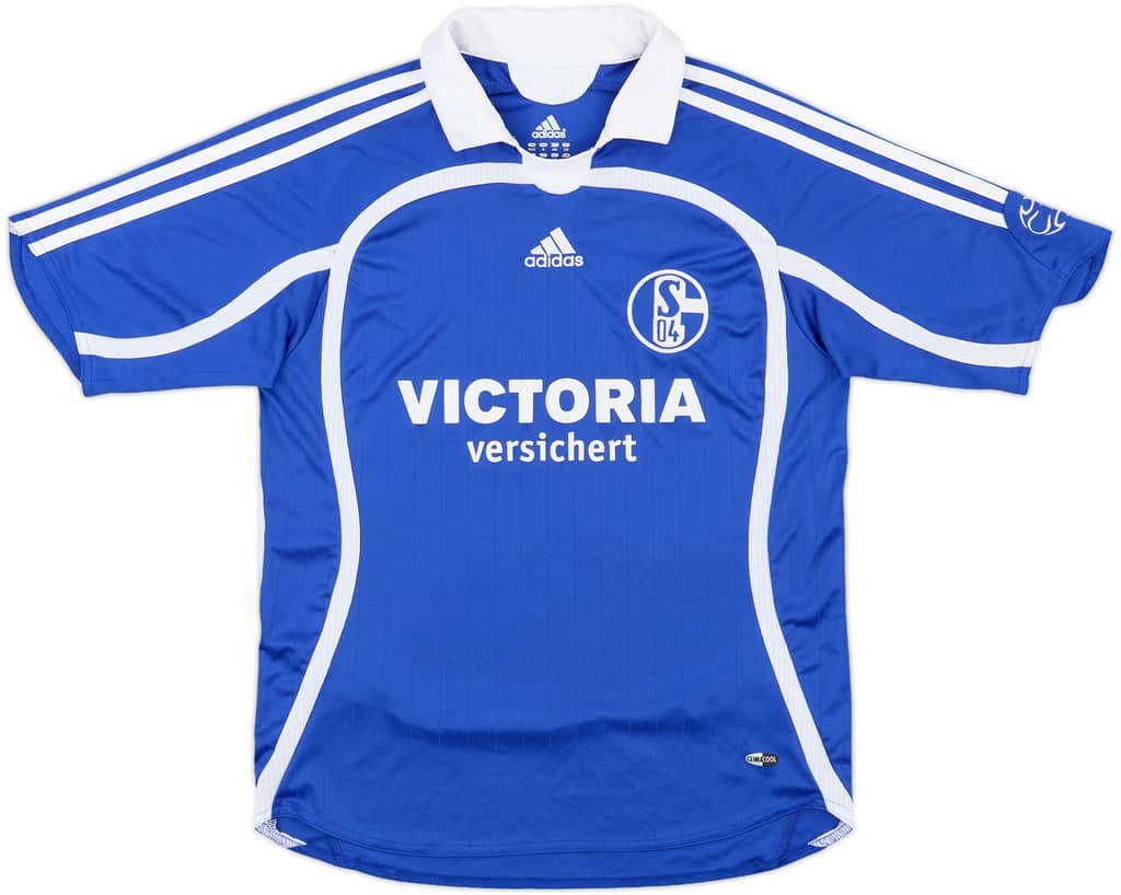 2006-07 Schalke Home Shirt - 9/10 - (L.Boys)