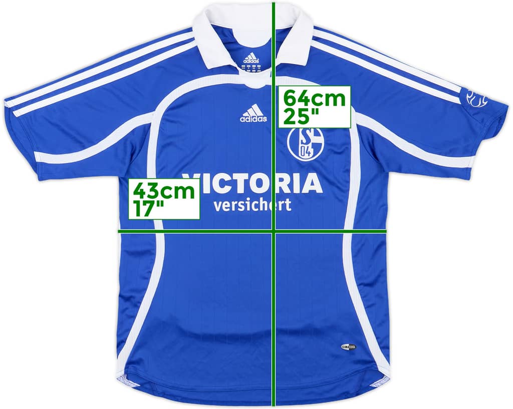 2006-07 Schalke Home Shirt - 9/10 - (L.Boys)