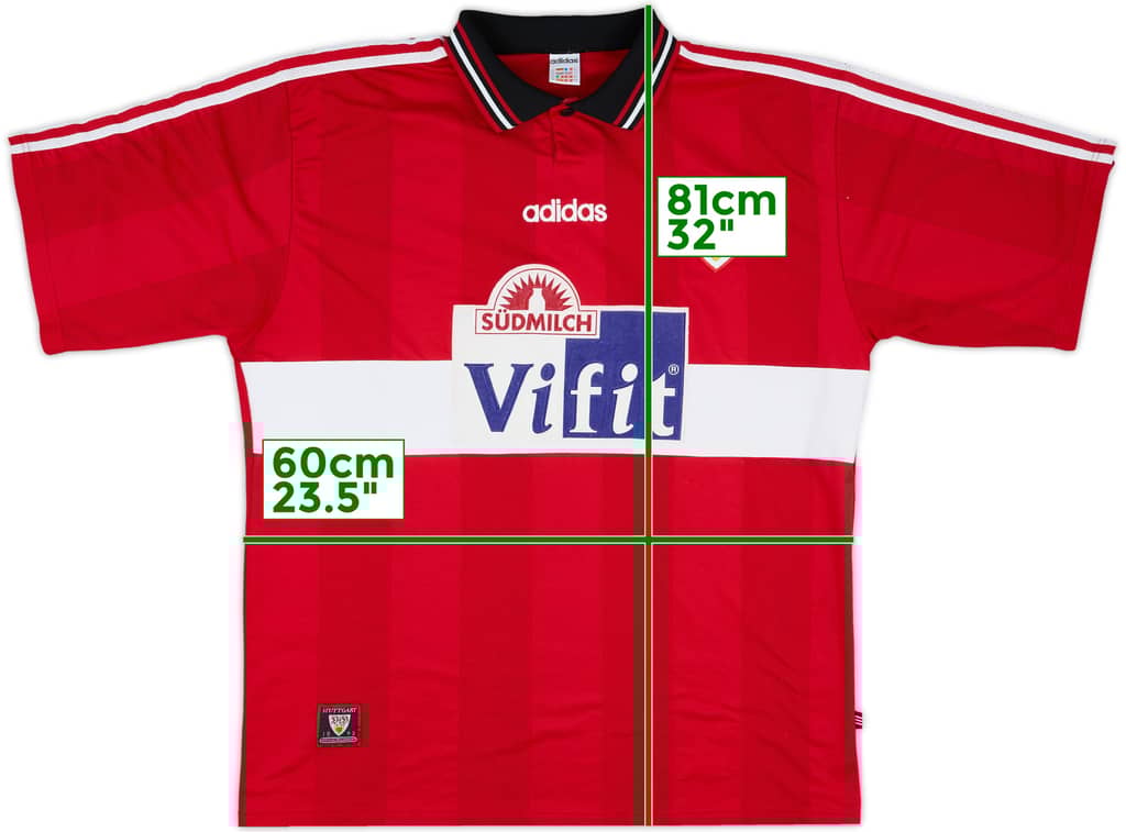 1996-97 Stuttgart Away Shirt - 9/10 - (XXL)