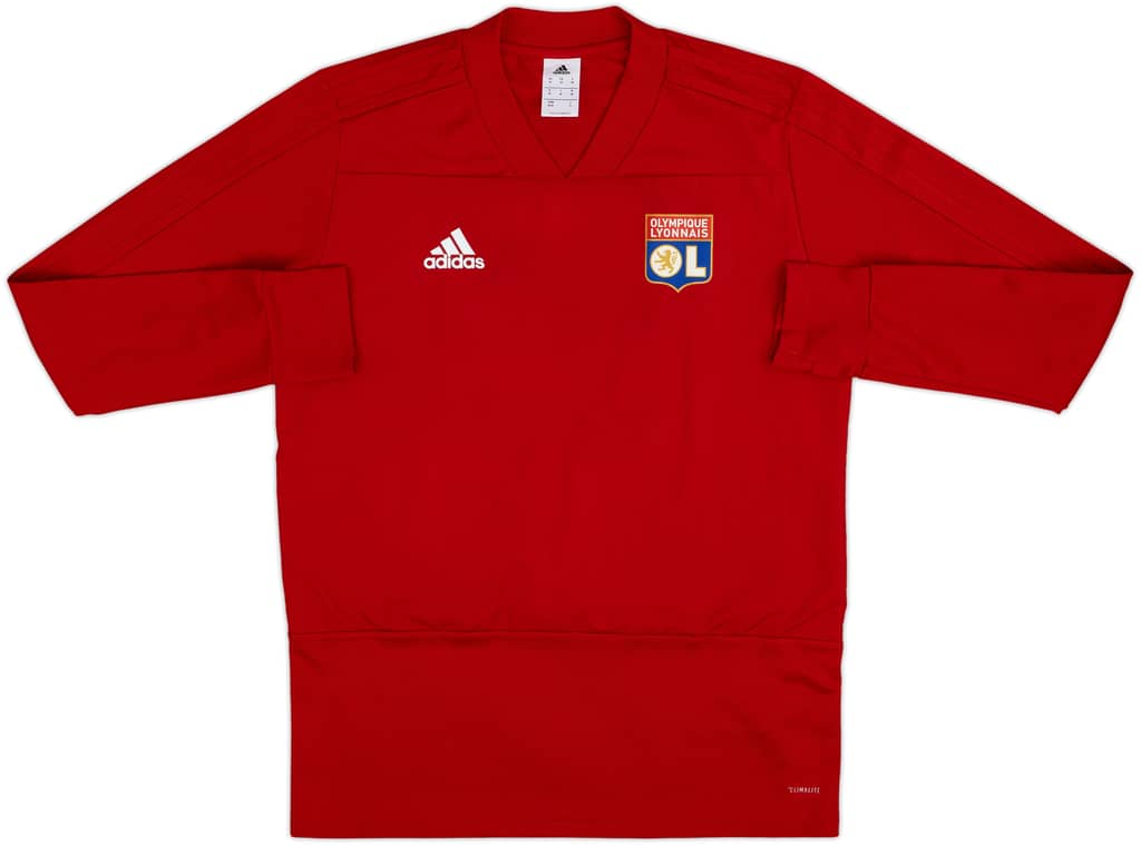 2017-18 Lyon adidas Sweat Top - 8/10 - (M)