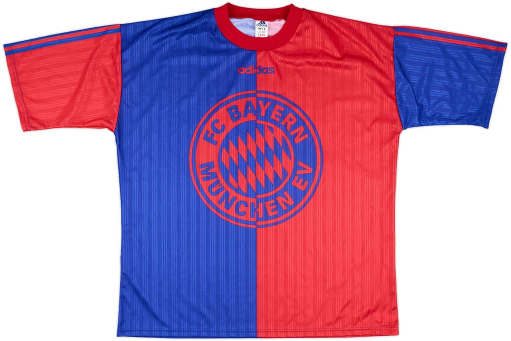 1995-96 Bayern Munich adidas Training Shirt - 9/10 - (XL)