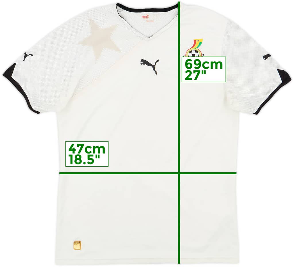 2010-11 Ghana Home Shirt - 8/10 - (M)