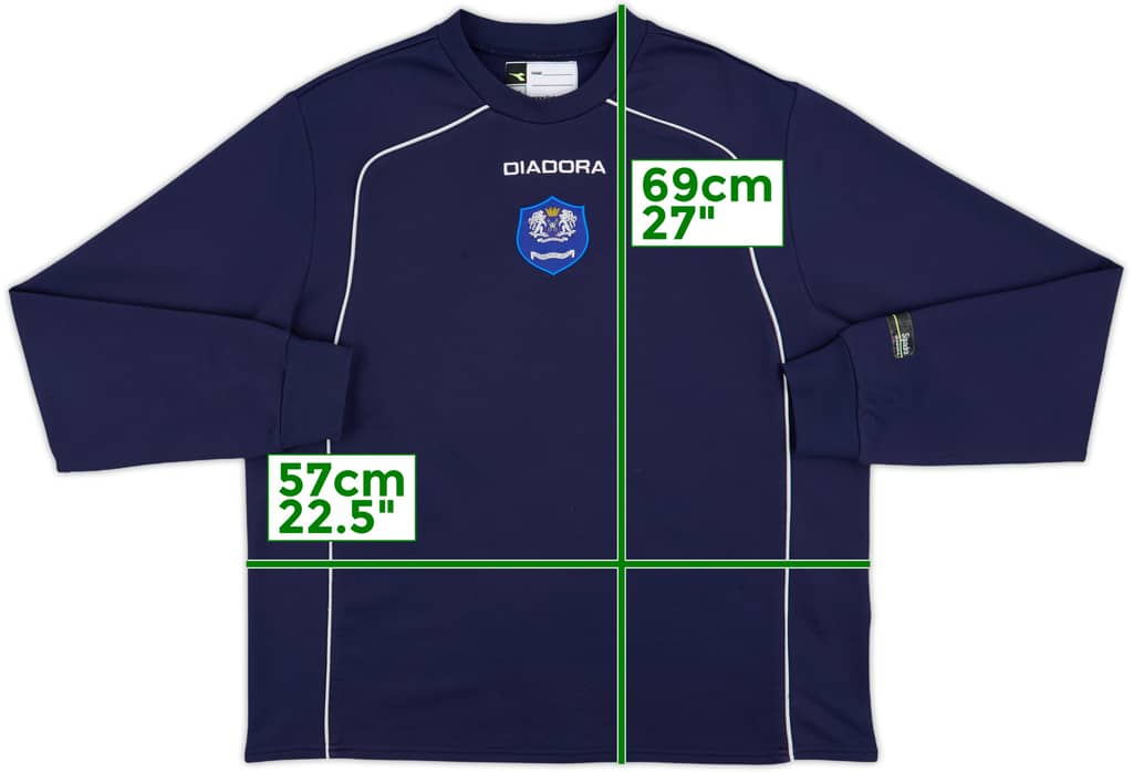 2006-07 Peterborough Diadora Sweat Top - 8/10 - (M)