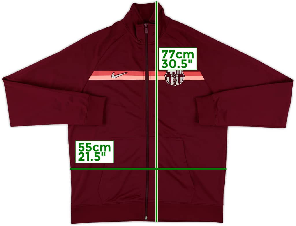2018-19 Barcelona Nike Track Jacket - 9/10 - (L)