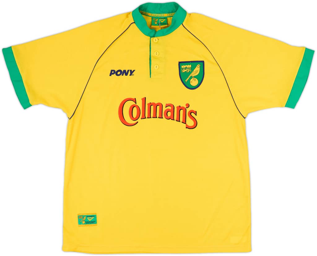 1997-99 Norwich Home Shirt - 9/10 - (XL)