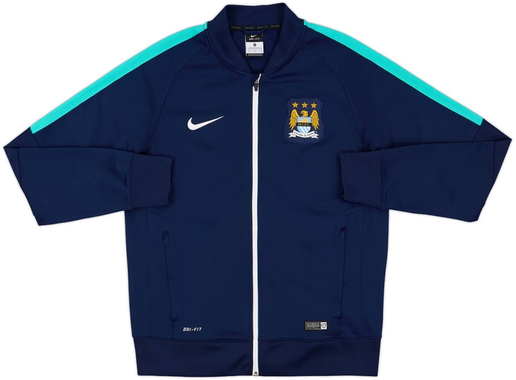 2015-16 Manchester City Nike Track Jacket - 8/10 - (M)