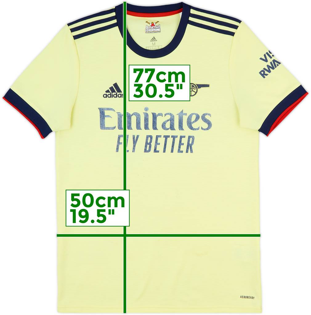 2021-22 Arsenal Away Shirt - 4/10 - (M)