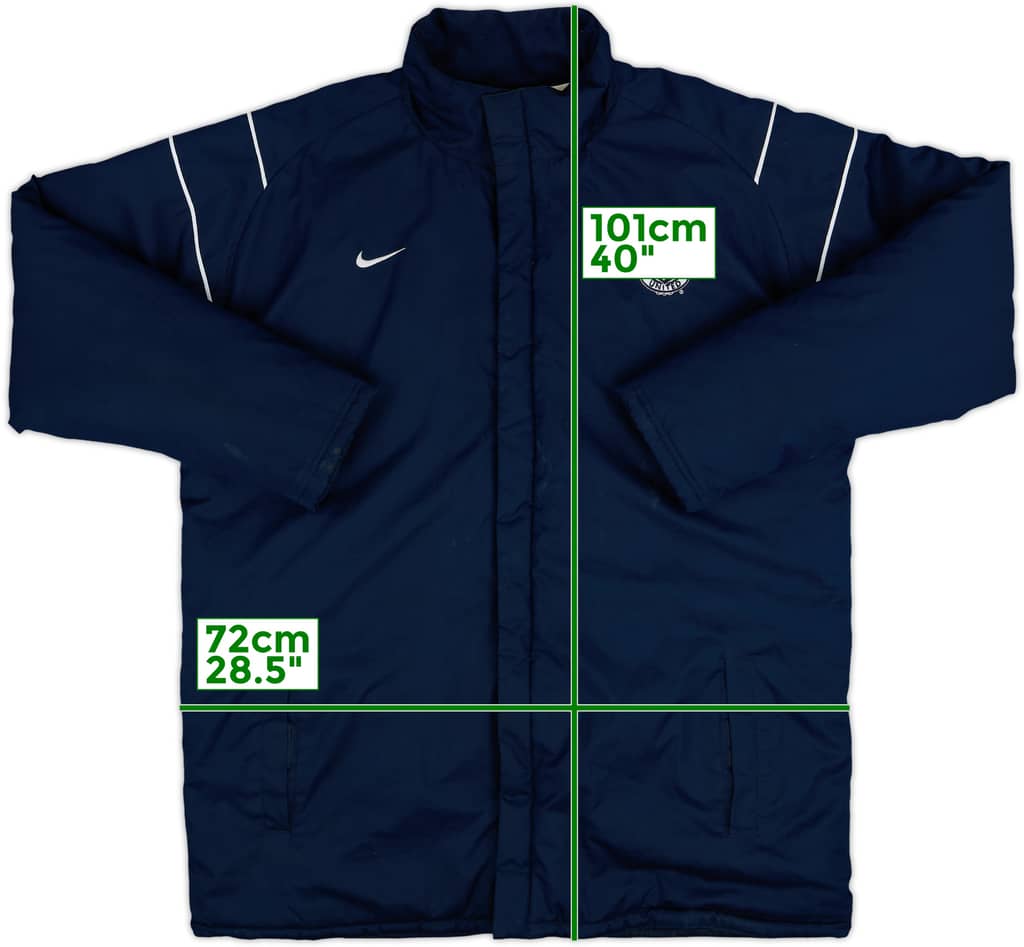 2003-04 Manchester United Nike Padded Bench Coat - 7/10 - (XL)