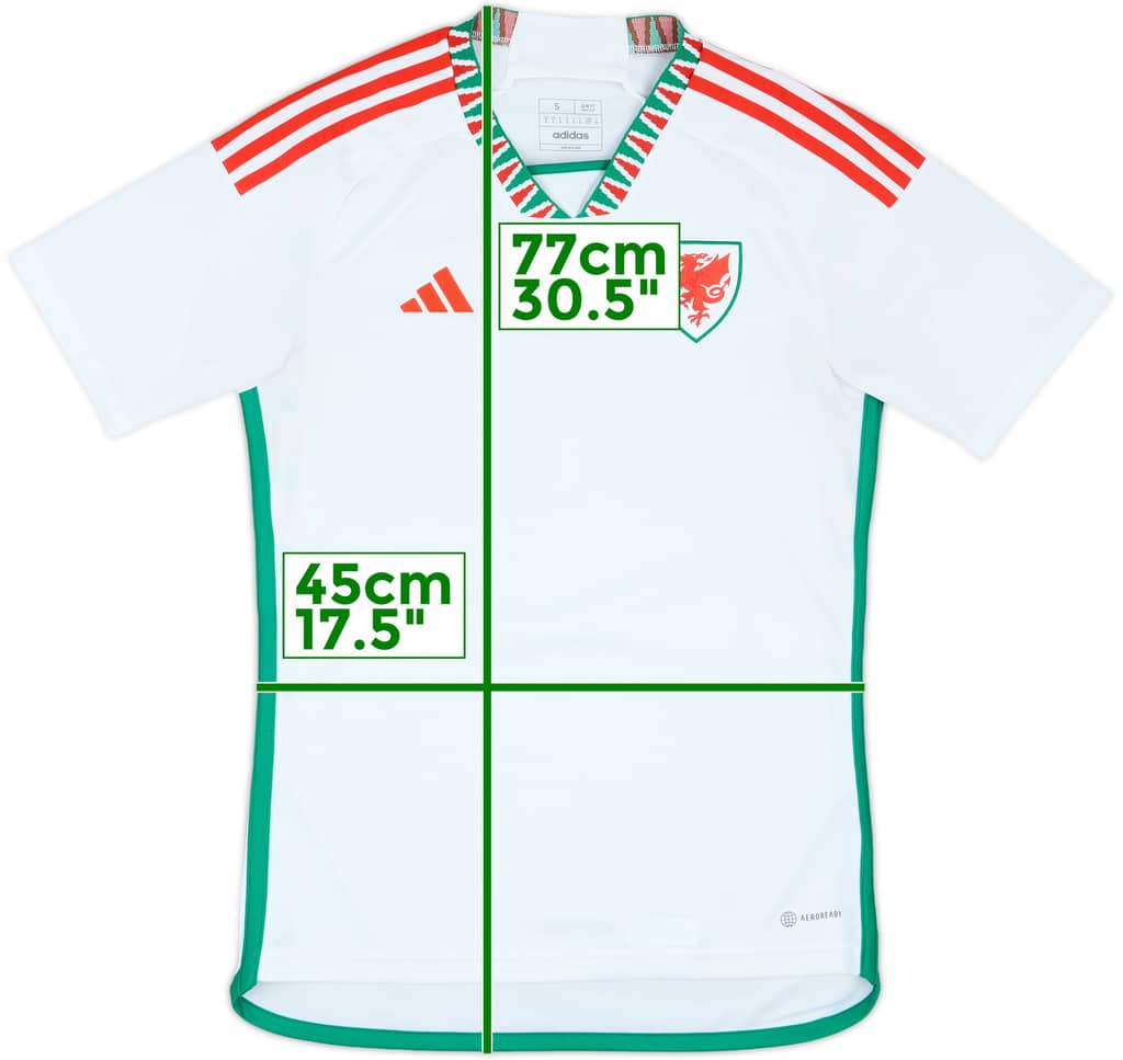 2022-24 Wales Away Shirt - 8/10 - (S)