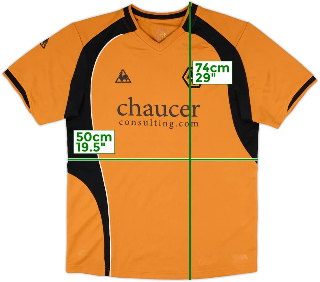 2008-09 Wolves Home Shirt - 8/10 - (M)