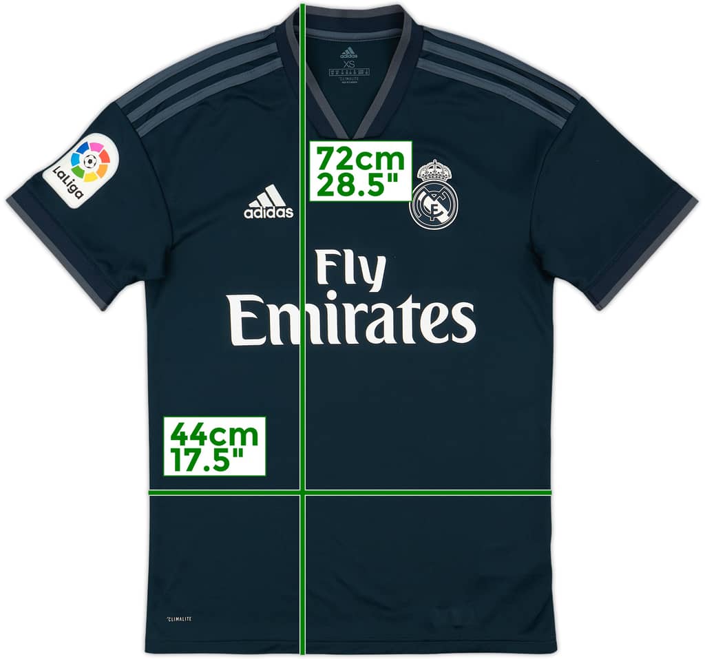 2018-19 Real Madrid Away Shirt - 9/10 - (XS)