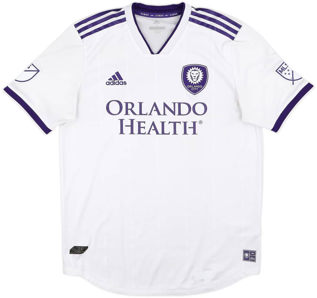 2018 Orlando City Authentic Away Shirt - 7/10 - (L)