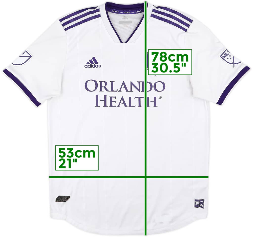 2018 Orlando City Authentic Away Shirt - 7/10 - (L)