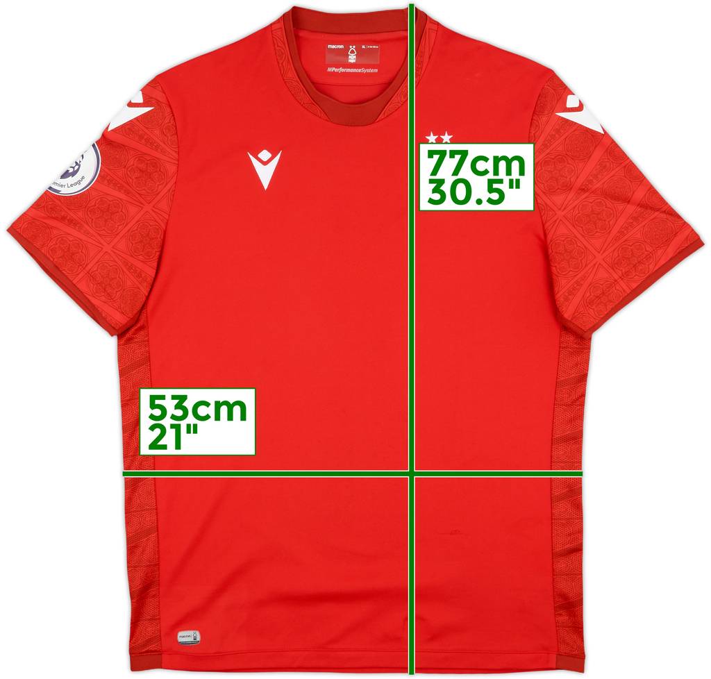 2022-23 Nottingham Forest Home Shirt - 7/10 - (XL)