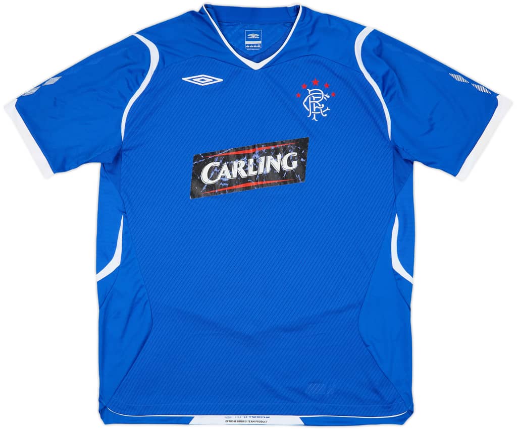 2008-09 Rangers Home Shirt - 5/10 - (XL)