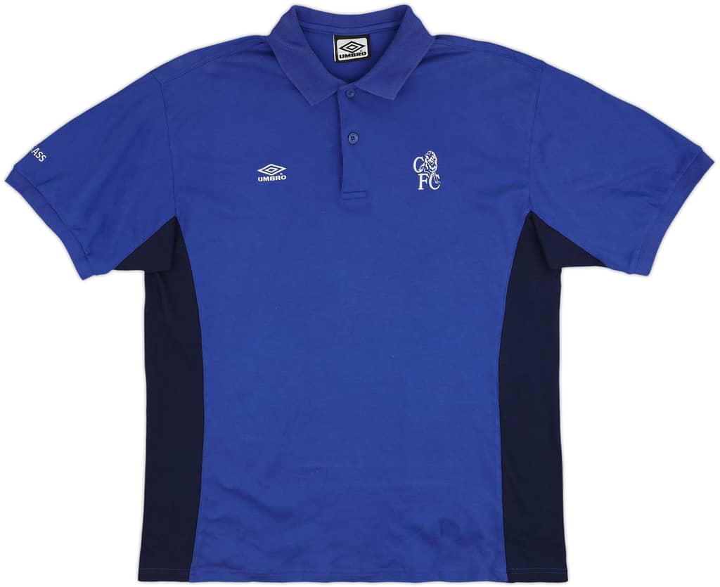 1999-01 Chelsea Umbro Polo Shirt - 8/10 - (XXL)