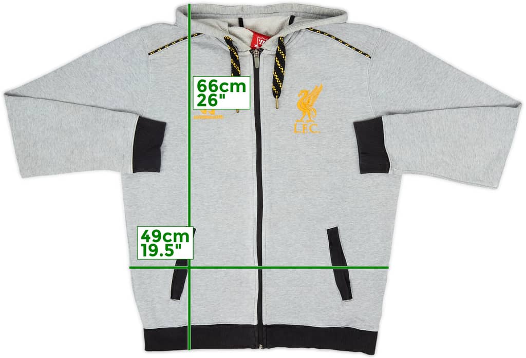 2012-13 Liverpool Warrior Hooded Track Jacket - 8/10 - (S)