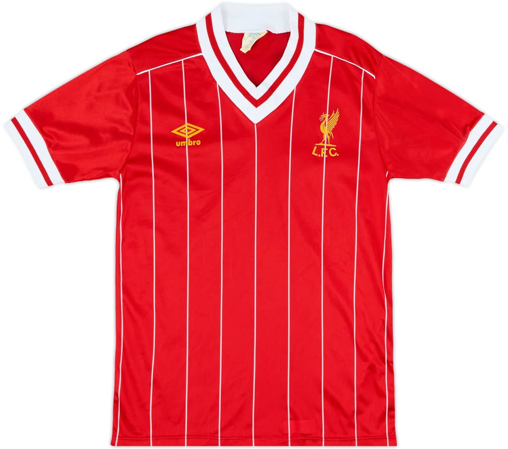 1982-85 Liverpool Home Shirt - 8/10 - (S)