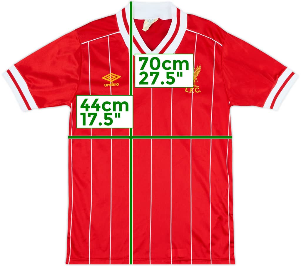 1982-85 Liverpool Home Shirt - 8/10 - (S)