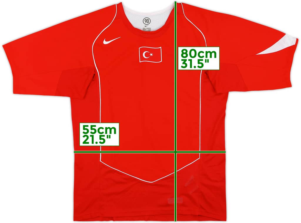 2004-06 Turkey Home Shirt - 8/10 - (L)