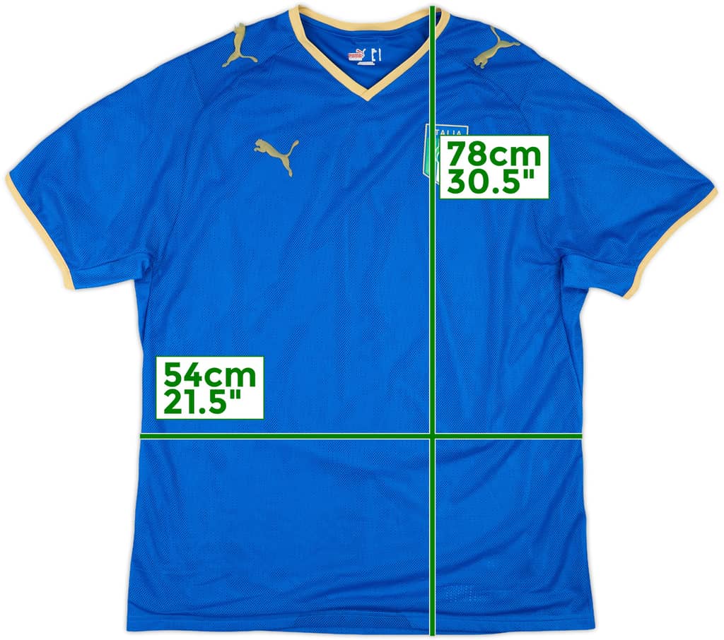 2007-08 Italy Home Shirt - 5/10 - (L)