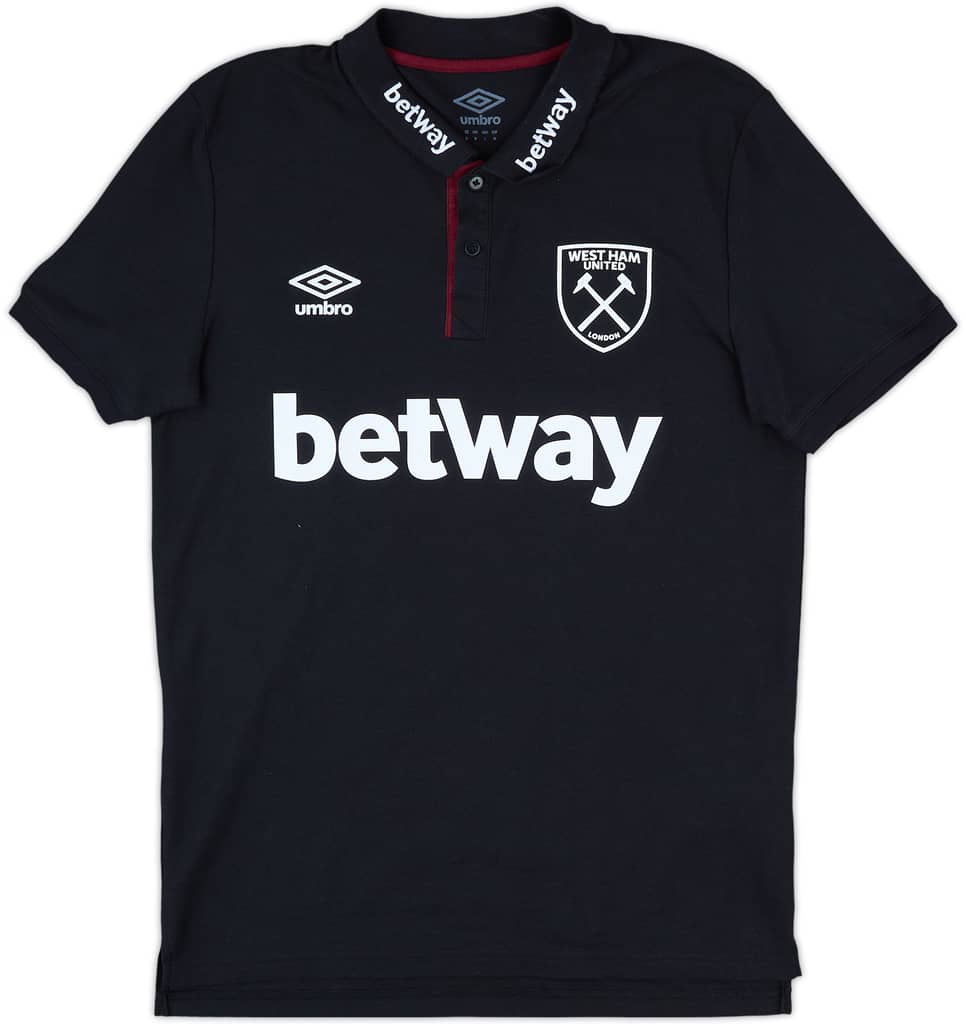 2019-20 West Ham Umbro Polo Shirt - 9/10 - (M)