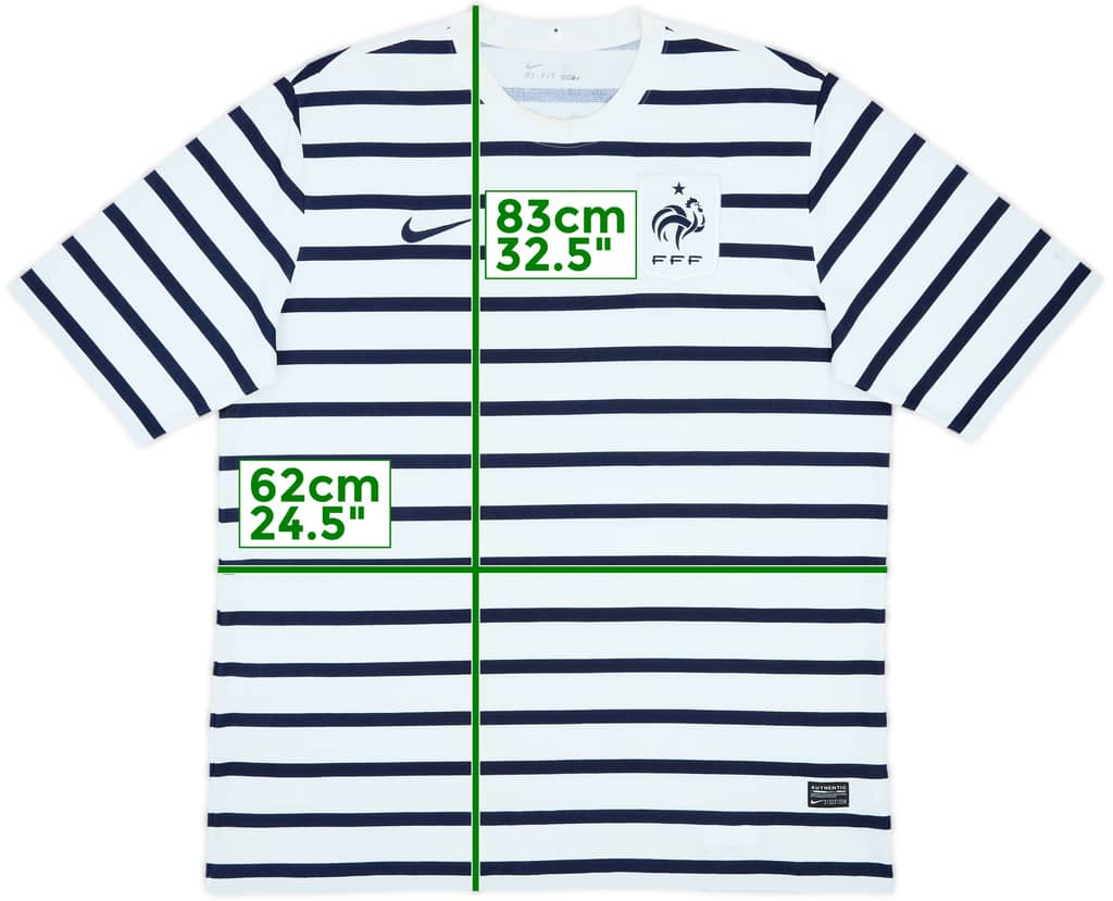 2011-12 France Away Shirt - 5/10 - (XXL)