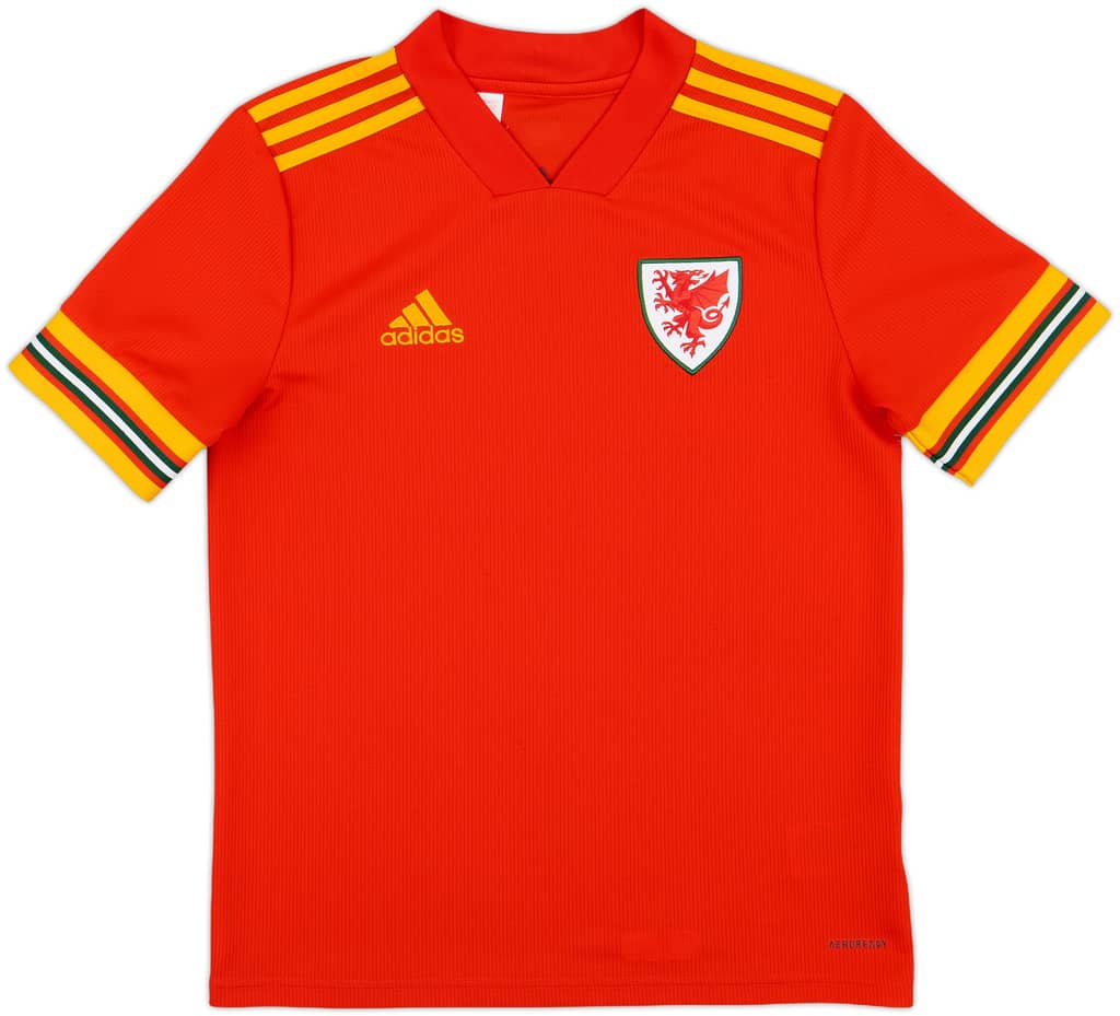 2020-21 Wales Home Shirt - 10/10 - (L.Boys)