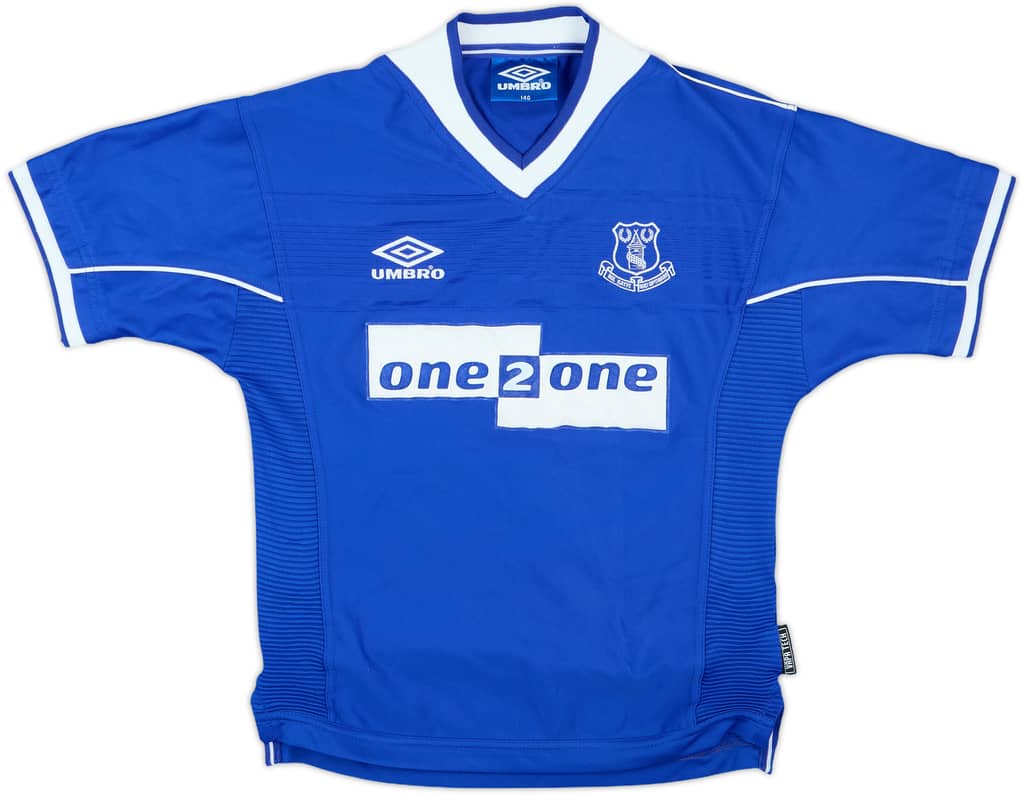 1999-00 Everton Home Shirt - 8/10 - (M.Boys)