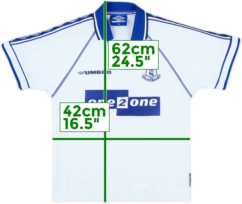 1998-99 Everton Away Shirt - 6/10 - (M.Boys)