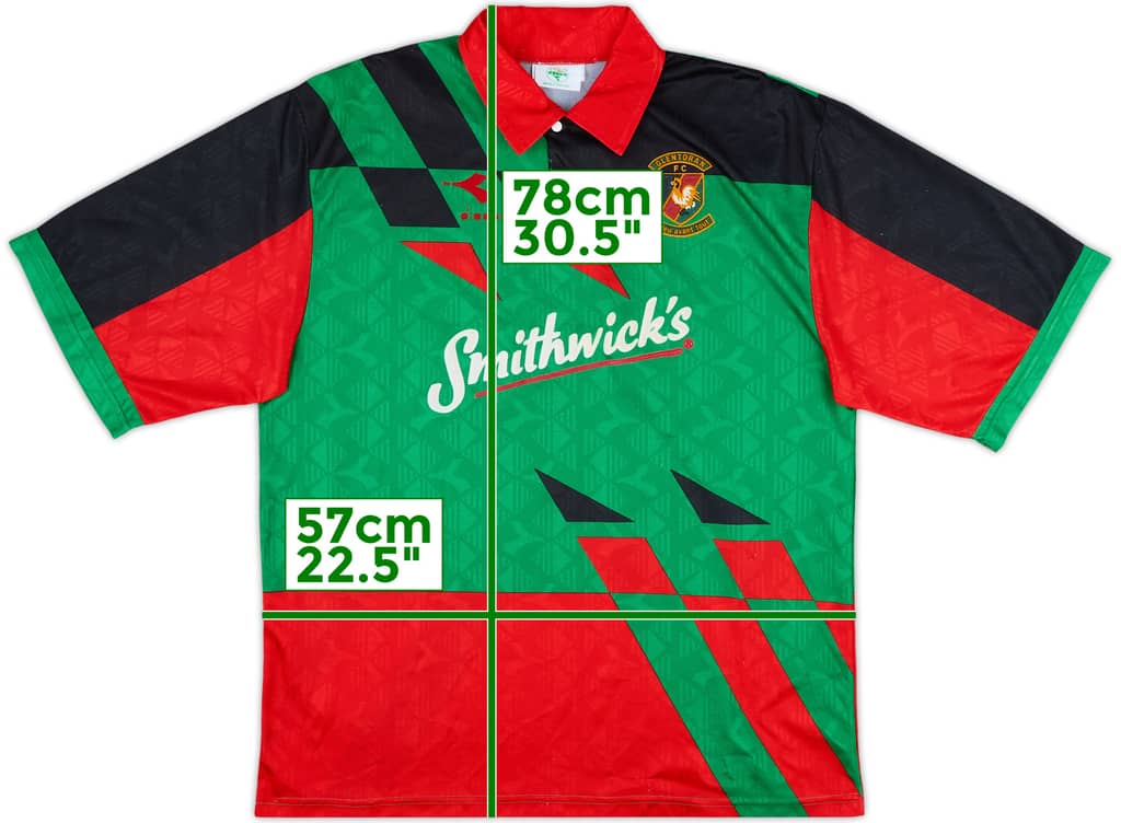 1994-96 Glentoran Home Shirt - 9/10 - (XL)