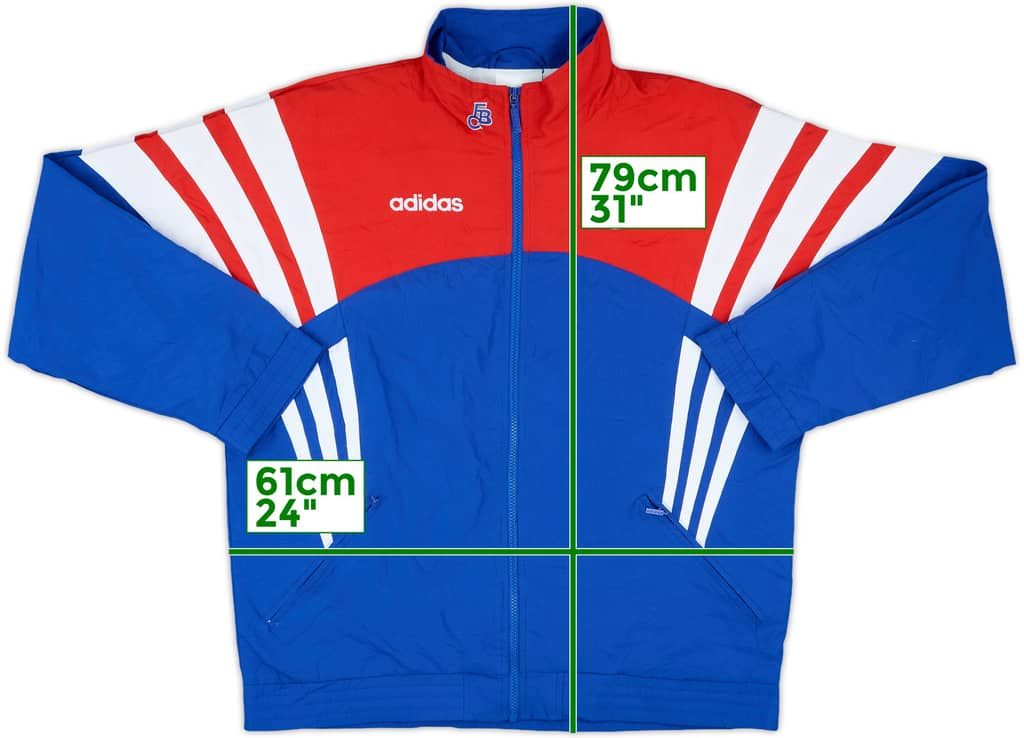 1995-96 Bayern Munich adidas Track Jacket - 9/10 - (XL)
