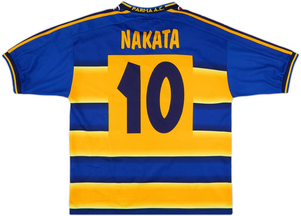 2001-02 Parma Home Shirt Nakata #10 - 8/10 - (S)