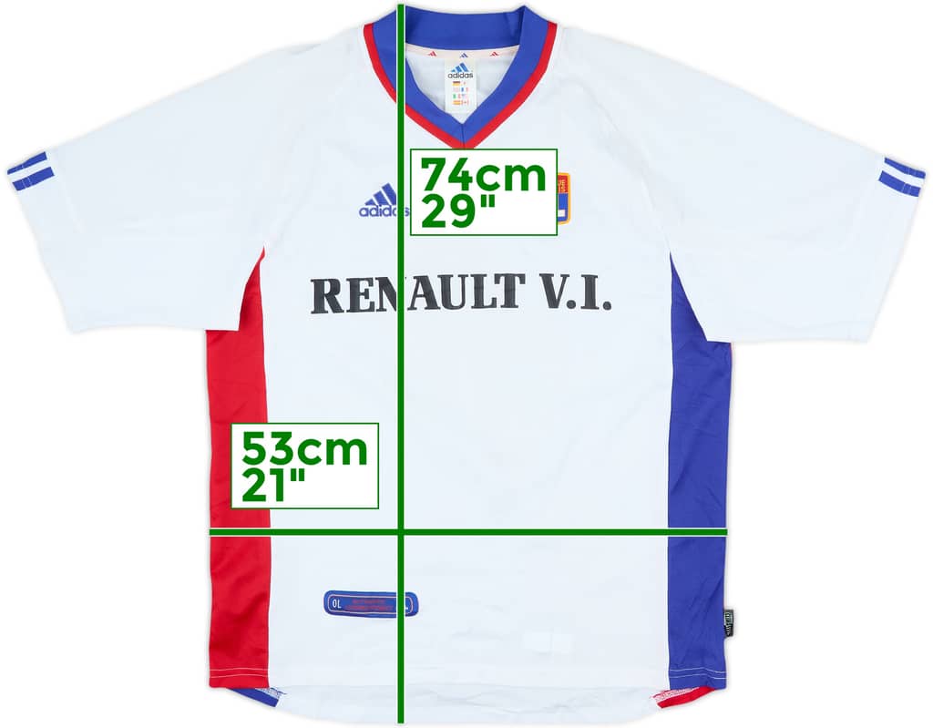 2001-02 Lyon Home Shirt - 7/10 - (M)