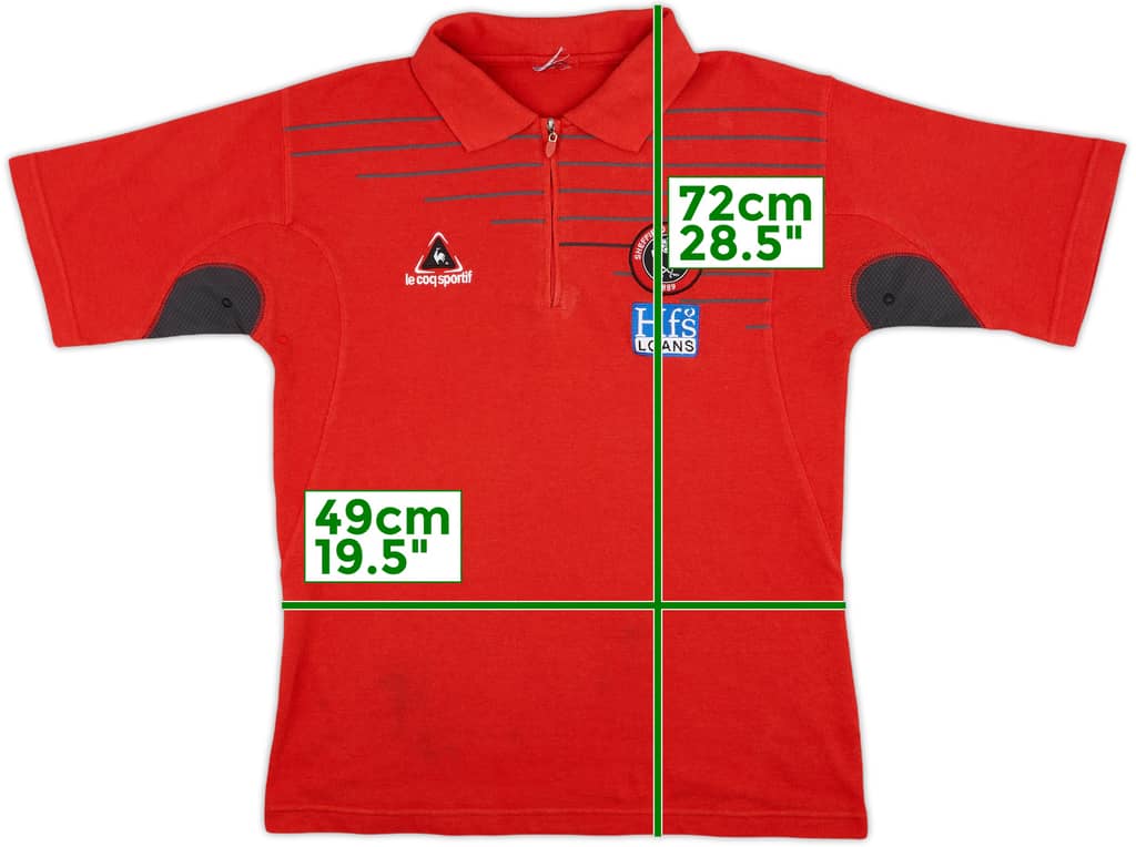 2005-06 Sheffield United Le Coq Sportif 1/4 Zip Polo Shirt - 7/10 - (M)