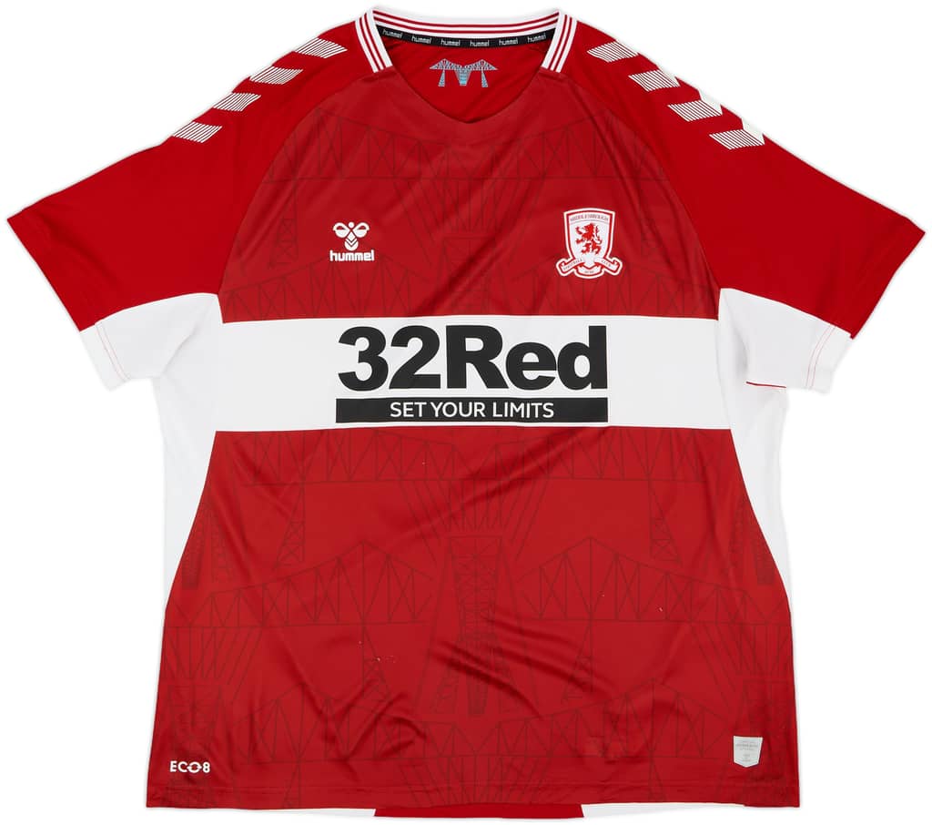 2020-21 Middlesbrough Home Shirt - 5/10 - (3XL)