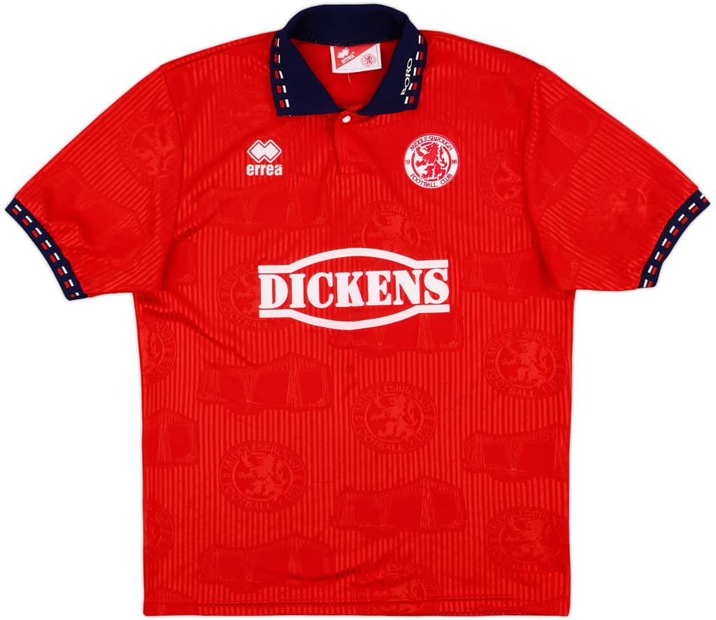 1994-95 Middlesbrough Home Shirt - 8/10 - (L)