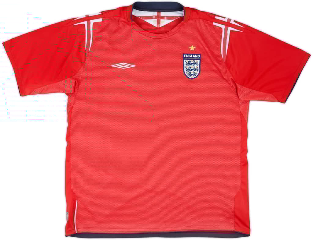 2004-06 England Away Shirt - 3/10 - (XL)