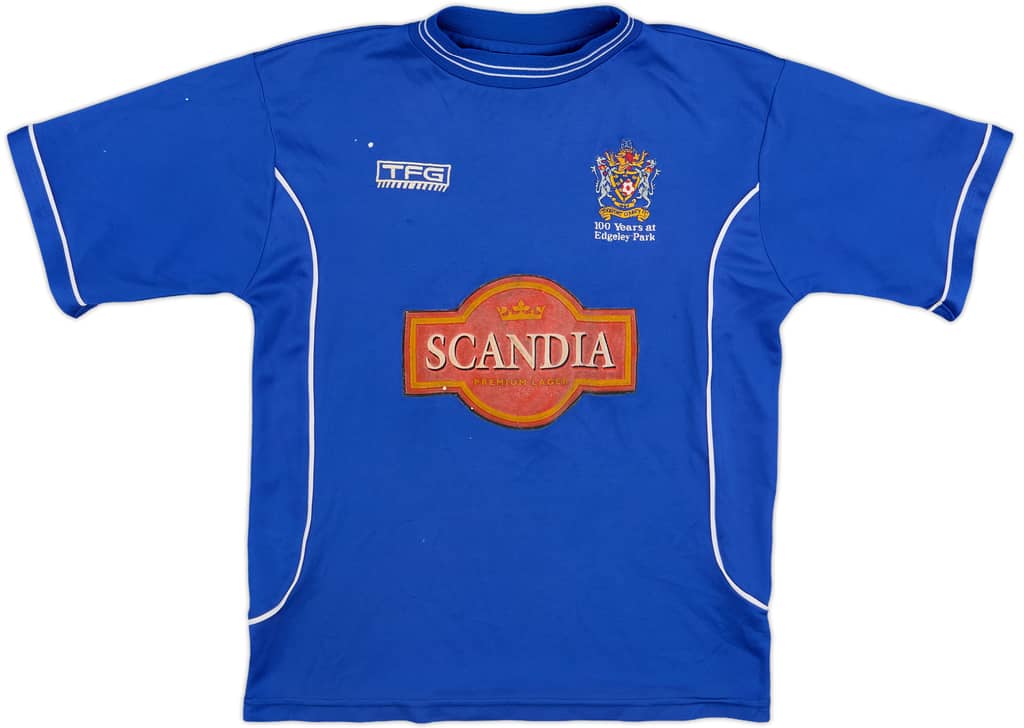 2002-04 Stockport Home Shirt - 5/10 - (L.Boys)