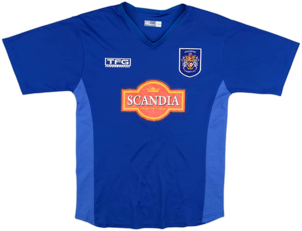 2004-06 Stockport County Home Shirt - 8/10 - (Y)
