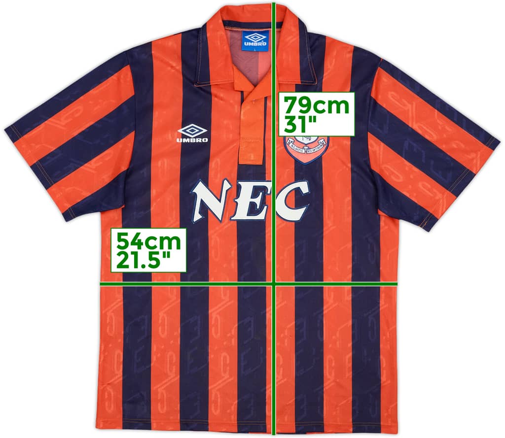 1992-94 Everton Away Shirt - 9/10 - (L)