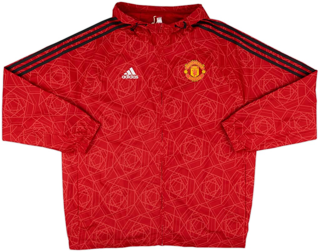 2023-24 Manchester United adidas DNA Windbreaker Jacket - 8/10 - (XL)