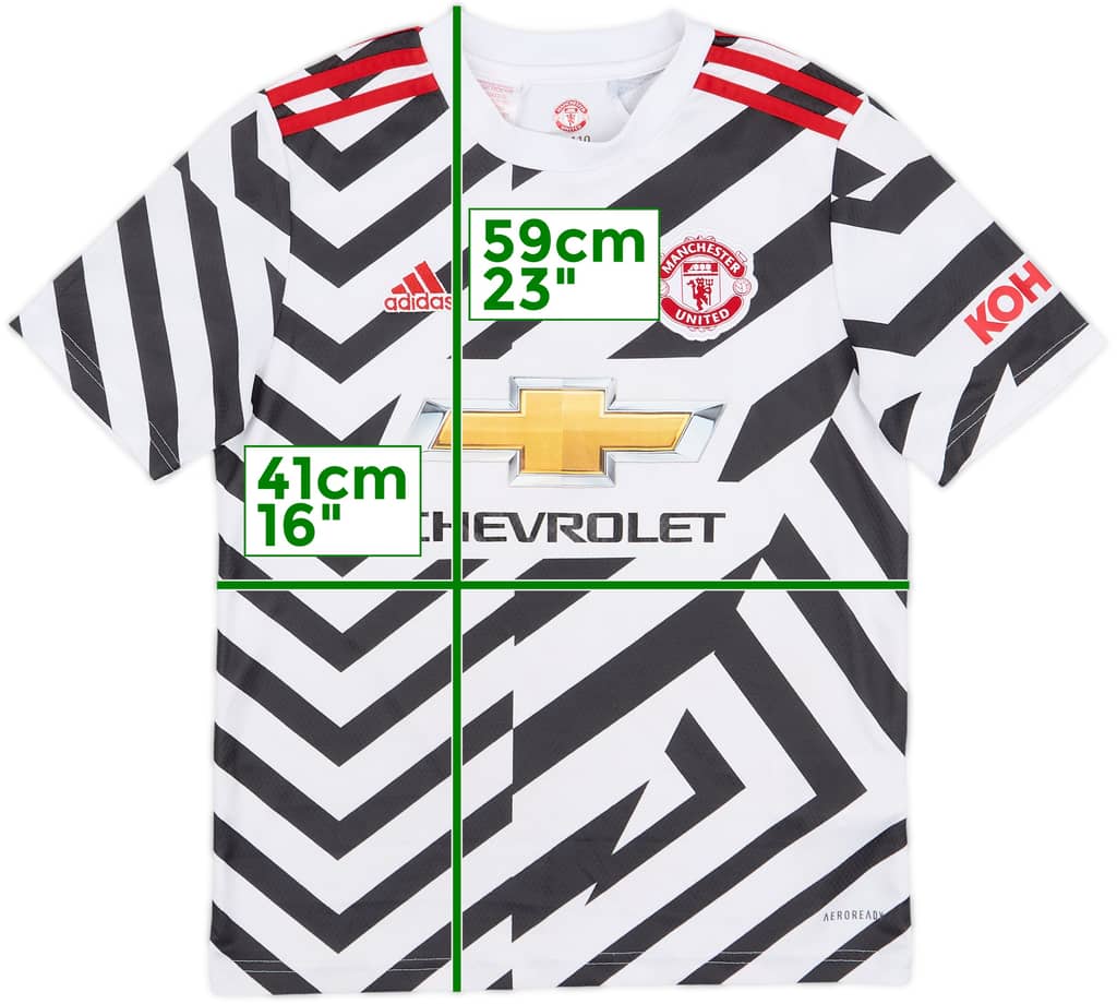 2020-21 Manchester United Third Shirt - 8/10 - (M.Boys)