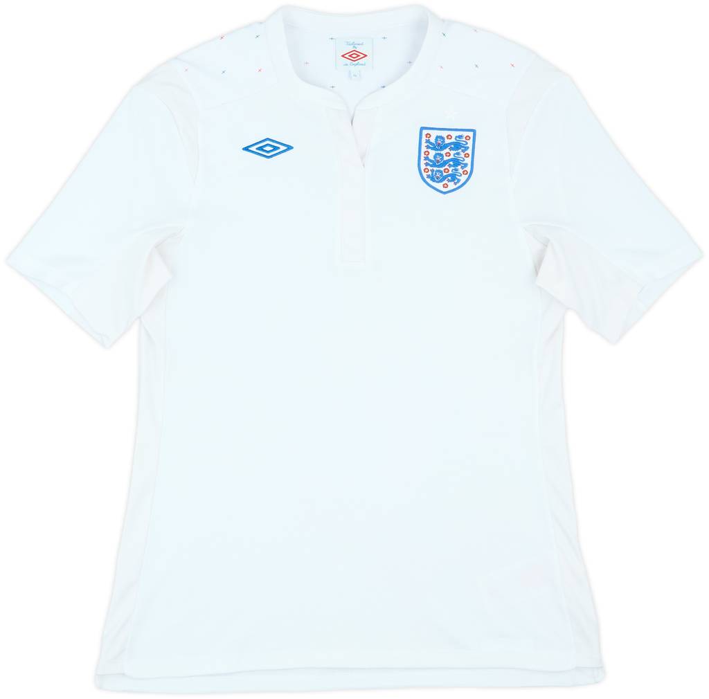 2010-11 England Home Shirt - 8/10 - (Women's M)