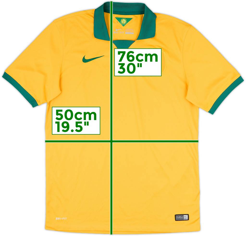 2014-15 Australia Home Shirt - 9/10 - (M)