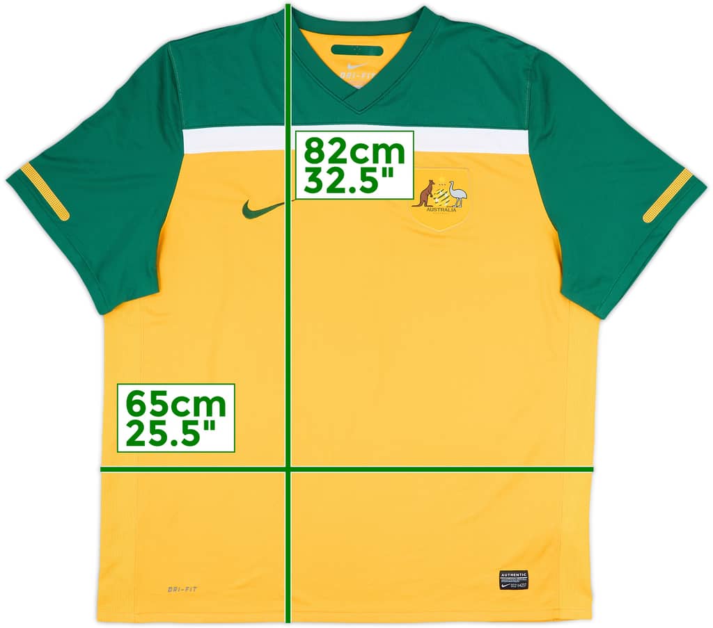 2010-11 Australia Home Shirt - 9/10 - (XXL)