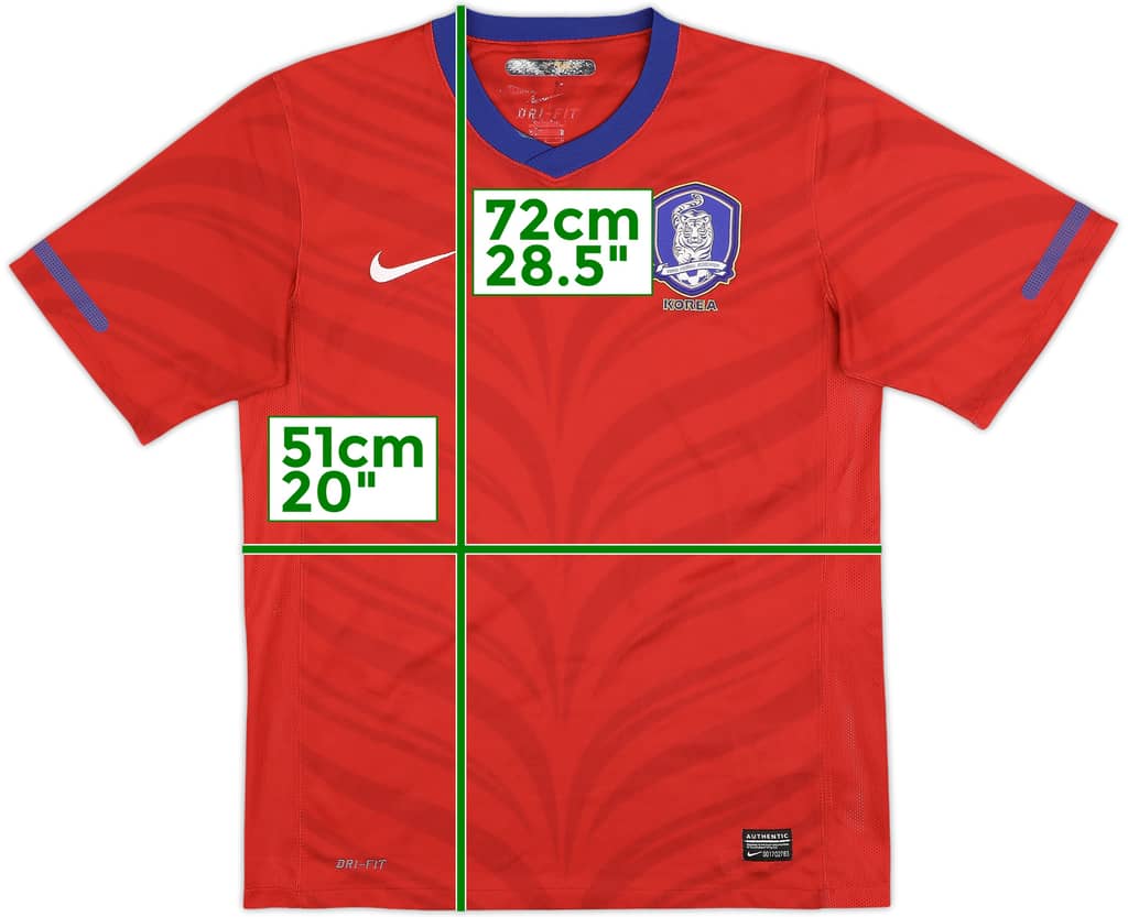 2010-12 South Korea Home Shirt - 8/10 - (M)