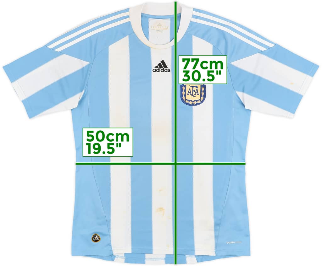 2010-11 Argentina Home Shirt - 5/10 - (S)