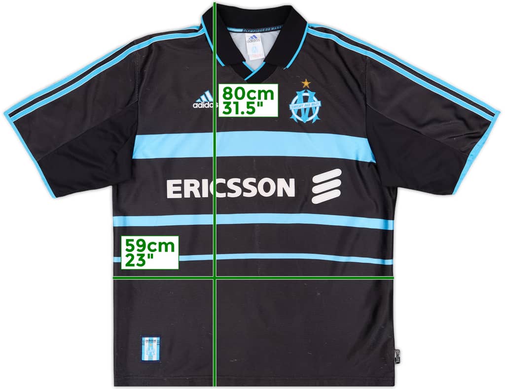 1999-00 Olympique Marseille Third Shirt - 8/10 - (L)