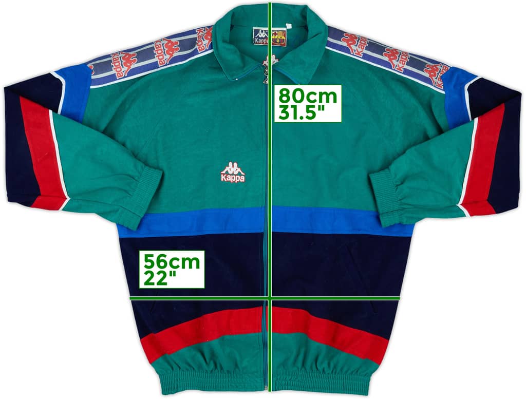 1995-97 Barcelona Kappa Track Jacket - 9/10 - (XXL)